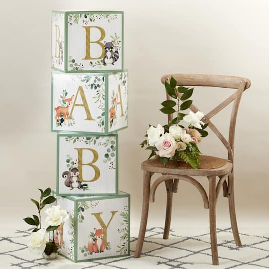 Kate Aspen® Woodland Baby Block Box Set